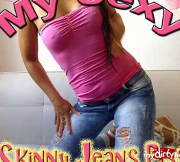 So sieht ein JeansPiss aus !!!! Unverkennbar Sexy !