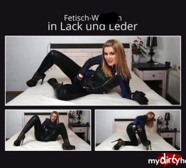 Fetisch-Wichsen in Lack und Leder (Userwunsch)