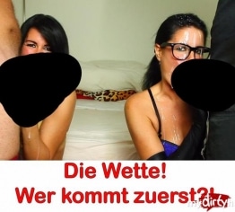 Die Wette! Wer bläst besser? Wer spritzt schneller? !