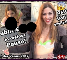 Krass! Voll erwischt beim Public Blowjob auf der Venus!