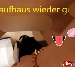 Im Kaufhaus wieder gepisst