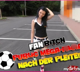 Fan Bitch - Public Mega-Facial nach der Pleite!!!