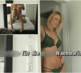 Creampie für die geile Nachbarin