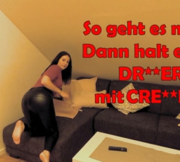 So geht es nicht! Dann halt einen 3er mit CREAMPIE!