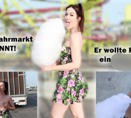 ERKANNT auf dem Jahrmarkt! Er wollte Fotos, ich ein XXL FACIAL!