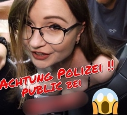 Achtung Polizei!! Public erwischt beim Auto Sex